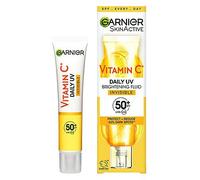 Garnier Vitamin C Daily UV, Invisible Brightening Fluid, SPF50+, Prevents & Corrects Damage, 40ml