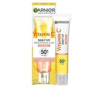 Garnier Vitamin C Daily UV, Invisible Brightening Fluid, SPF50+, Prevents + Corrects Sun Damages, Face & Neck, For all skin types, Cruelty Free, Vegan, 40ml