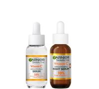 Garnier Vitamin C Day and Night Serum Set for Face, Anti-Dark Spots and Brightening 30ml