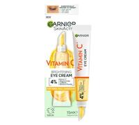 Garnier Eye Cream, With 4% Vitamin C, Brightening Eye Treatment For Dark Circles, Prevents Under Eye Bags And Puffiness, Vitamin C*, 15ml