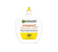 Garnier SkinActive Vitamin C Wonder Tint Liquid Light Tone All-in-1 with 5% [Glycerine + Niacinamide + Vitamin C*] for Daily Use, Unified, Protects and Stain Resistant, SPF 50+