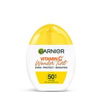 Garnier Vitamin C* Wonder Tint SPF50+, Medium Shade, All-In-1 Tinted Fluid - Even, Protect and Brighten - 5% [GLYCERIN + NIACINAMIDE + VITAMIN C*] - 40ml
