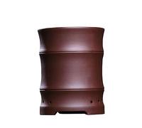 GAROEN Planters Purple Sand Orchid Flower Pot Small Ceramic Flower Pot Plain Surface Classical Indoor Flower Pot Planters(A S)