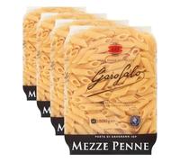 Garofalo Mezze Penne Rigate Dry Pasta, 500g (Pack of 4)