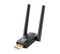 GAROGYI Bluetooth 5.4 USB Adapter Pro Max Ultra Long Range with Dual Antennas for PC Supports Windows 11/10/8.1/7, Plug&Play for Windows 11/10, 5.4+EDR for PC,Laptop,Keyboard,Mouse,Headsets,Speakers