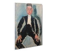 Garon Dhonneur By Chaim Soutine Canvas Print | Gallery Wrapped 30mm Frame Wall Art | 24x16 inches | Ready to Hang | Classic Picture | Living Room Bedroom Lounge Office