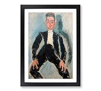 Garon Dhonneur by Chaim Soutine Framed Print | A2 Black Framed Wall Art | Ready to Hang | Modern Nature Picture | Living Room Bedroom Lounge Office