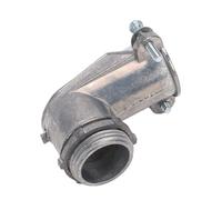 Garosa 1 Inch 90 Degree Squeeze Connector Easy Install Metal Fitting for AC MC Conduits Professional Wiring