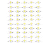 Garosa 100pcs 1W High Power LED Chip, Super Bright SMD LED Emitter Components for Flood Light, Spot Light, DIY LED Lighting Fixtures, Efficient LED Diodes
