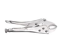 Garosa 10in Locking Pliers C45 Steel Curved Jaw Vice Grip with Micro Caliper Screw Adjustment for Easy Unlocking and Secure Operation (11895)