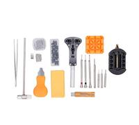 Garosa 165Pcs Watch Repair Tool Opener Spring Bar Band Link Pin Set Watch Battery Replacement Tool, Twezers, Double Headed Hammer, Strap Holder