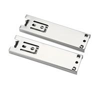 Garosa 2 Pack 5 Inch Full Extension Mini Drawer Slides for Kitchen Cupboards Wardrobes Zinc Plated Steel Guide Rails 8.86 Inch Extension