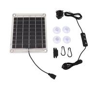 Garosa 20W Solar Water Pump Kit Submersible with Switch Adjustment for Fountain Pond Bird Bath Irrigation USB Interface 5M Water Lift
