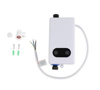 Garosa 220 V 3400W Instant Electric Water Heater Tankless Frequency Conversion Constant Temperature Water Heating Machine for Kitchen Sinks and Bathroom Faucets