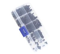 Garosa 250PCS Nylon M2 M3 Male Female Hex Standoff Spacer Kit for PCB Circuit Board Mounting - Assorted Screw and Nut Set (M2 Single Pass-C Model)