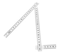 Garosa 2m Folding Ruler Foldable Locking Design Multi Angle Lightweight Measuring Stick for Woodworking Underwater Measurement Tile Floor Projects