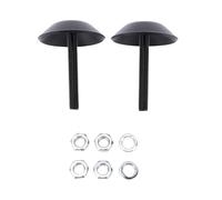 Garosa 2PCS 2208864 Skid Shoes, Stainless Steel Snow Plow Anti Slip Base Replacement, with Black Powder Coating for RZR Ranger ACE Sportsman UTV ATV