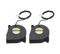 Garosa 2Pcs 5015 3D Printer Mainboard Cooling Fan Replacement for K2 PLUS Dual Ball Bearing Motherboard Cooling Blower Fan 50x50x15mm with Selectable Voltage Low Noise High Speed