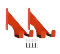 Garosa 2PCS Heavy Duty Chainsaw Hanger Wall Mount Storage Rack for Garage Workshop Industrial Construction Tools Carbon Steel
