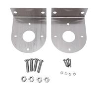 Garosa 2pcs Watermelon LED Light Brackets Vehicle Modification Mounting Bracket L Shape Rust Proof Stainless Steel for Various Positions Underglow Lights
