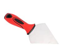 Garosa 3.5 Inch Putty Scraper, Mirror Polishing Stainless Steel, Triangular Head, Nylon Handle for Wall Repair and Renovation