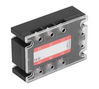 Garosa 3 Phase Solid State Relay, AC to AC Solid State Relay 100A 480V with Metal PBT Ceramic Housing, 90 to Input, for Heating Motor Lighting Commercial Use
