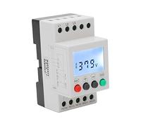 Garosa 3 Phase Voltage Monitor Relay Adjustable Over Under Voltage Protector 208-480V AC 35mm Rail Mounted for Motor Control Cabinet Compressor