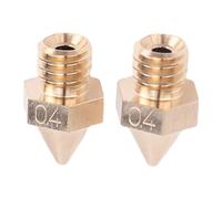 Garosa 3D Printer Nozzle, 0.4mm Brass Nozzle with Smooth Inner Wall for High Temperature Printing, Compatible with Raise3D N Series Pro2 Pro3 E2 Series