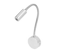 Garosa 3W LED Work Light, Aluminum Shell, Adjustable Gooseneck, Neutral Light, 4000K, for Wall, Bedroom, Office, School, Desk, Pathway, Corridor