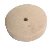 Garosa 4" Beige Wool Felt Polishing Wheel for Buffing Grinding Soft Felt Polisher Disc Pad Compressed Wool Fabric Round Wheel 100x25mm
