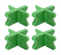 Garosa 4-in-1 Deck Board Spacers Deck Spacer Tools Gauges with 4 Thicknesses 1/16 /8 3/16 / Inch T-Shaped Snap Design for Pressure Treated Composite PVC Wood Decking (Pieces)