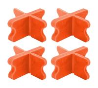 Garosa 4-in-1 Deck Board Spacers Deck Spacer Tools Gauges with 4 Thicknesses 1/16 /8 3/16 / Inch T-Shaped Snap Design for Pressure Treated Composite PVC Wood Decking (Pieces)