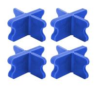 Garosa 4-in-1 Deck Board Spacers Deck Spacer Tools Gauges with 4 Thicknesses 1/16 /8 3/16 / Inch T-Shaped Snap Design for Pressure Treated Composite PVC Wood Decking (Pieces)