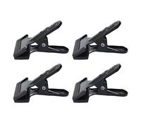 Garosa 4Pcs Woodworking Spring Clamps Heavy Duty for Woodworking Projects, Anti Slip Grip, Durable Black Clamps for DIY Carpentry and Furniture Assembly, Strong Spring Force Clamping Tool