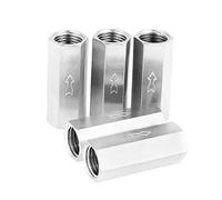 Garosa 5pcs Copper 1/4 Inch One Way Air Check Valve, High Temperature Resistant for Pneumatic Tools