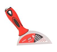 Garosa 6 Inch Stainless Steel Putty Scraper Bevel Mirror Polishing Spatula for Drywall Repair Paint Wallpaper Removal with Dual Color Handle Non Slip for Seaming Agent Removing