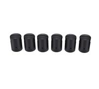 Garosa 6PC Trampoline Pole Covers 2.3 Inch Plastic Safety Caps (Black)