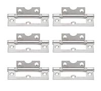 Garosa 6PCS 360 Degree Smooth Rotation Stainless Steel Door Hinge Hardware Accessories with Thickened Sturdy Sheet for Household Doors Windows Furniture