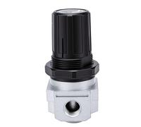Garosa Air Pressure Regulator 4 Way Valve 0-150 PSI 1/4 Inch NPT | Aluminum Alloy Air Compressor Valve, Adjustable 0-150 Psi Control for Spray Equipment, Pneumatic Tools and Cylinder