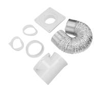 Garosa All in One Dryer Vent Hose Kit 4in 90 Degree Connector Elbow for Limited Space Laundry Rooms PVC 2.5m Quality Parts