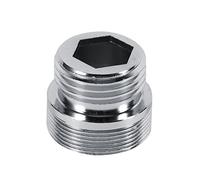 Garosa Aluminum Alloy Faucet Aerator Adapter 20mm 22mm 24mm G1/2 Thread Water Purifier Adapter for Kitchen Sink Tap Aerator 4 Size Options (24mmto15mm)