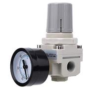 Garosa AR2000 Air Pressure Regulator with Meter and Bracket, Adjustable Pressure 0.05-0.85Mpa for Air Source Treatment System