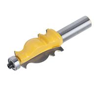 Garosa Architectural Molding Router Bit, Solid Carbide Woodworking Shape Cutter Tool, 12mm Shank for Wood Carving Projects
