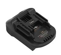 Garosa Battery Adapter 18V Converter Kit for 18V Lithium Battery Tools with 5V 2.1A USB Port, High-Temperature Nylon 66 & Brass Connector, Compact Power Solution for Job Sites