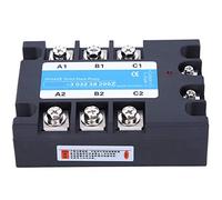 Garosa Berm 303238 200Z Solid State Relay SSR 3-Phase 200A 24-480V AC with Combustion-Supporting Aluminum Bottom Plate for DC Control AC Practical Use