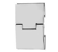 Garosa Beveled Double Sided Shower Room Glass Door Hinge Stainless Steel 304 Hardware for 8 to 12mm Thick Toughened Glass Doors