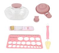Garosa Breastpump Accessories Replacement for M9 Silicone Duckbill Valves & Diaphragms 4PCS Leak Proof Food Grade Safe for Wearable Breastpump with Nipple Measuring Tool