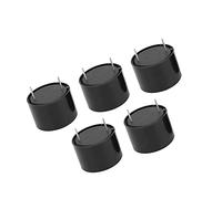 Garosa Buzzer Alarm Active Piezo Electronic Beeper HS 2316 DC 3 to 24V PBT 12V Rated Continuous Sound 25.5mm X 16mm for Signal Alarm Projects Control Panels Technicians