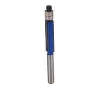 Garosa Cemented Carbide Double Bearings Flush Trim Bit 1/4 Inch Shank Router Bit with Dual Ball Bearing Guides for Softwood Hardwood Plywood MDF and Laminate Trimming