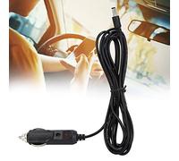 Garosa Cigarette Lighter Power Plug Cable 2 Pack 3 Meter Car Charger Cable with Indicator Light 12V 24V 5A DC 5.5 X 2.1mm for Car Truck RV Power Connection